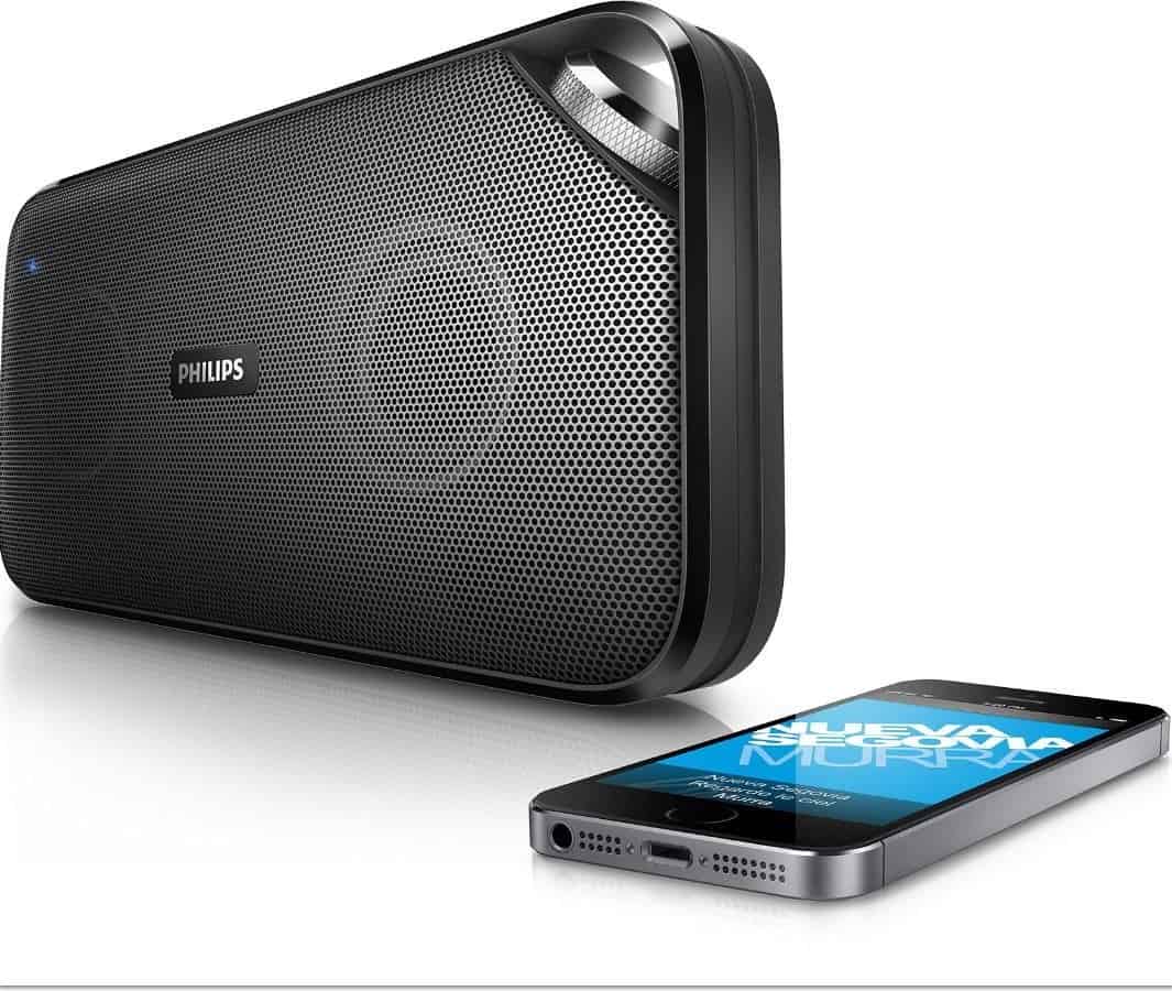 PHILIPS BT3500B BLUETOOTH SPEAKER with Iphone