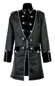 Steampunk Jacket with silver trim