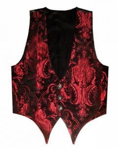 Steampunk vest red