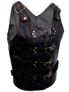 Steampunk vest leather