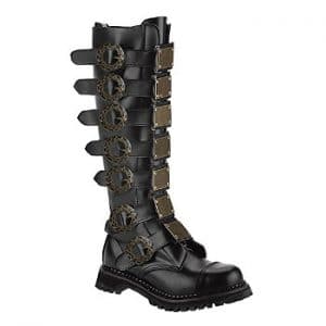 Tall Steampunk Boots with Buckles