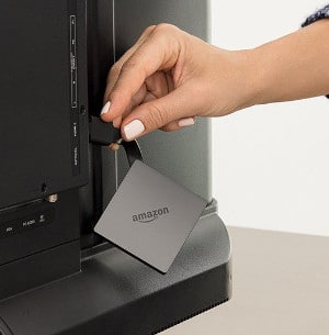 3rd generation Amazon Fire TV. Back