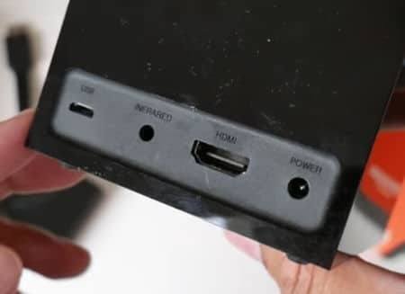 Amazon Fire TV Cube back view