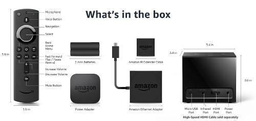 Amazon Fire TV Cube . What is in the box?