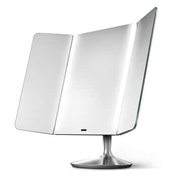 simplehuman Sensor Mirror Pro Wide View, Lighted Vanity Mirror, 