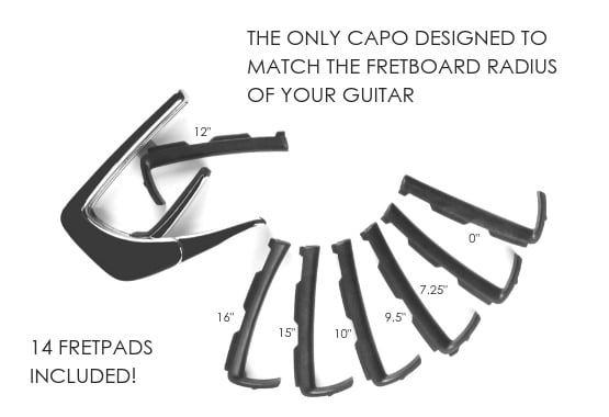 Thalia capo 14 interchangeable fret pads 