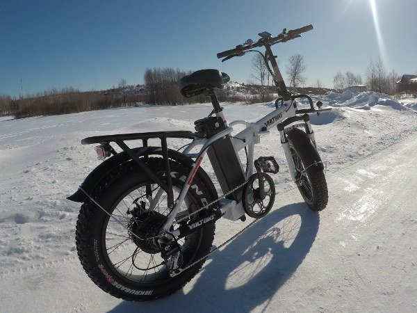 Voltbike Mariner 2019 in the snow