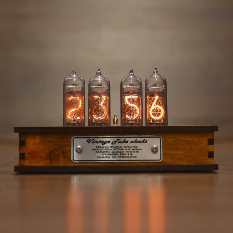 Nixie Tubes Vintage Retro Clock