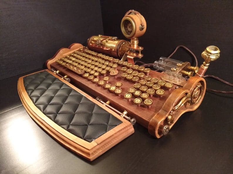 Steampunk keyboard 