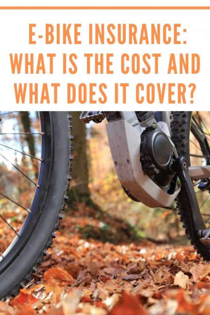 Electric bike insurance What is the cost and what does it cover?