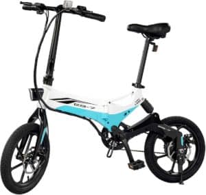 Swagtron Swagcycle EB-7 Elite Folding Electric Bike Roll over image to zoom in Swagtron Swagcycle EB-7